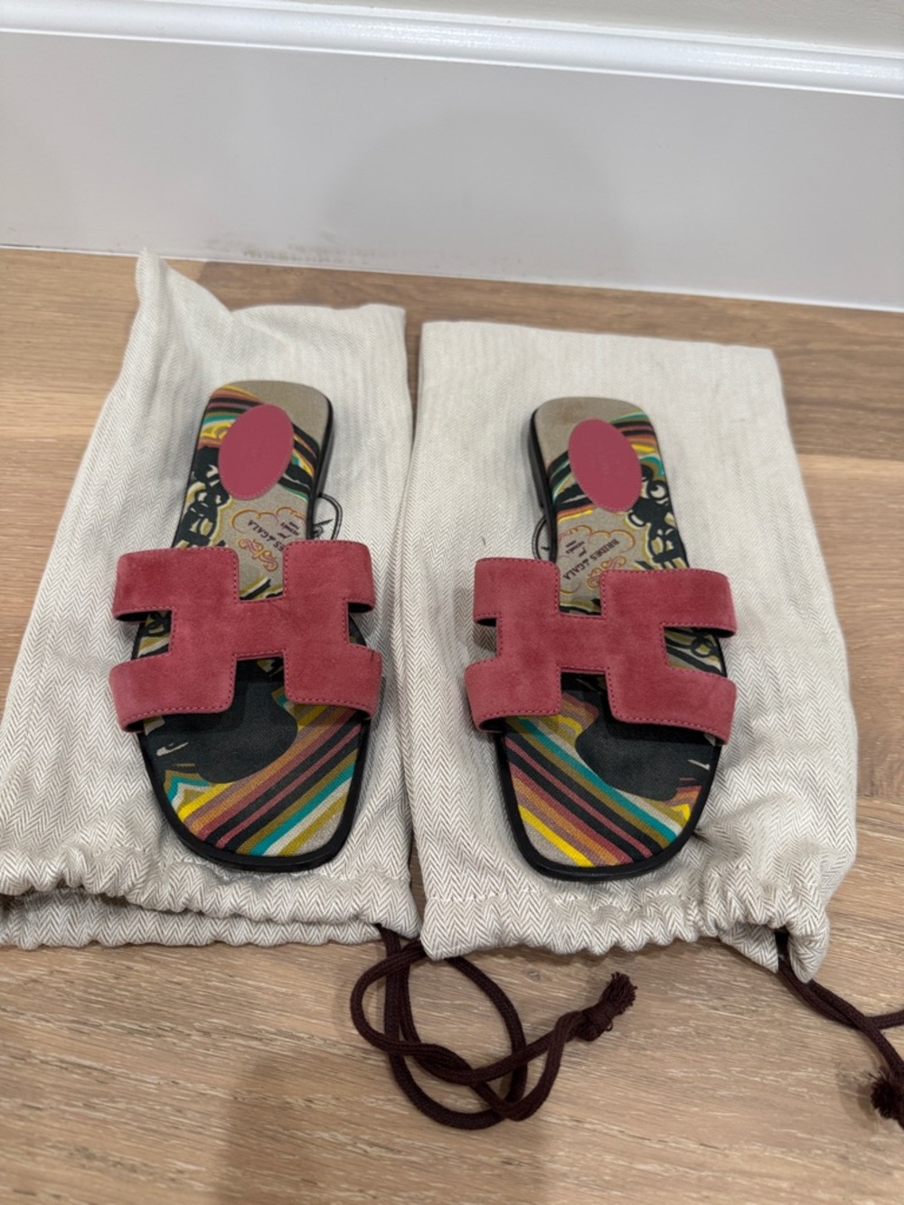 Authentic pre loved suede Orans